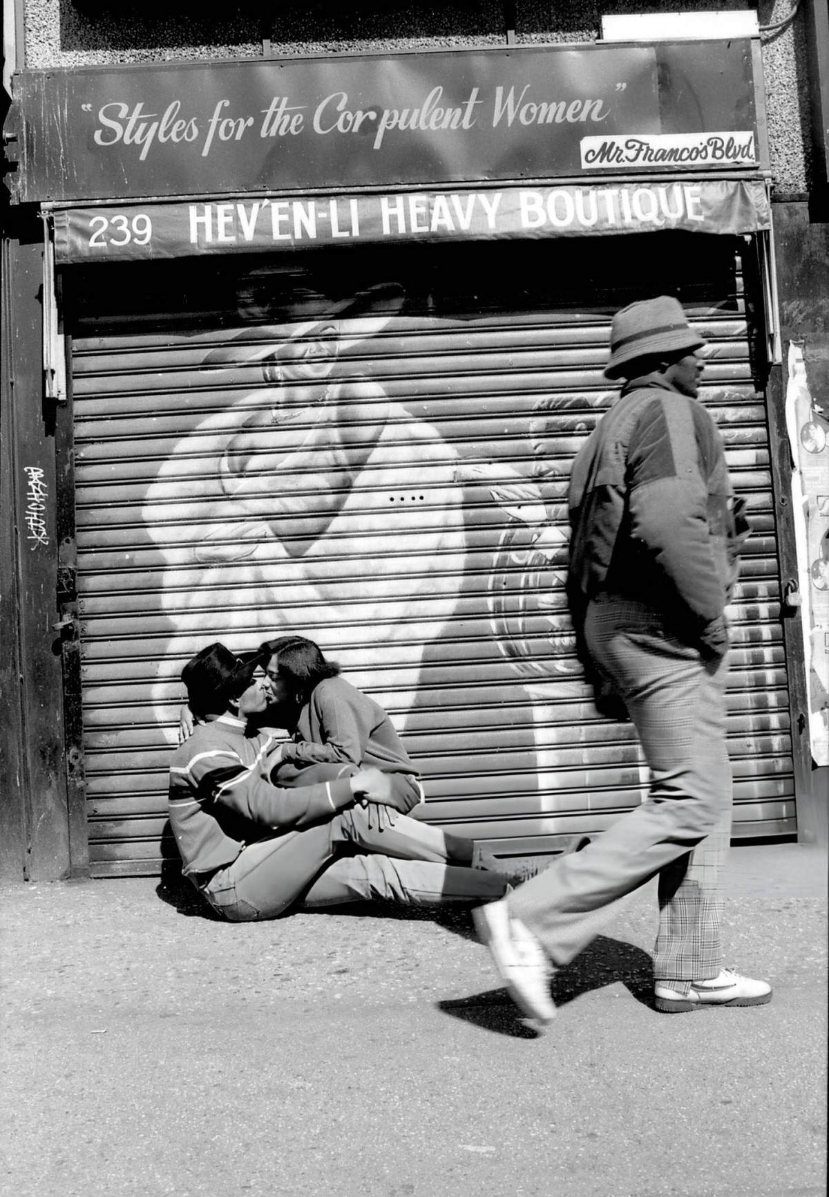 Rapper King Sun On 125Th Street, Harlem, 1987.