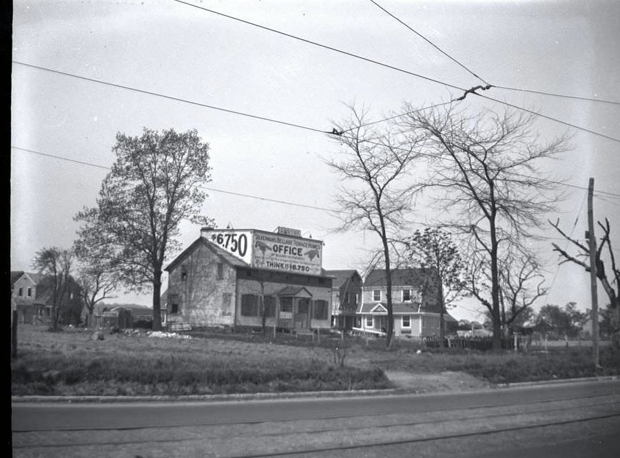 Bergen House On The North Side Of Jamaica Avenue At 205Th Street, Bellaire Terrace, 1922.