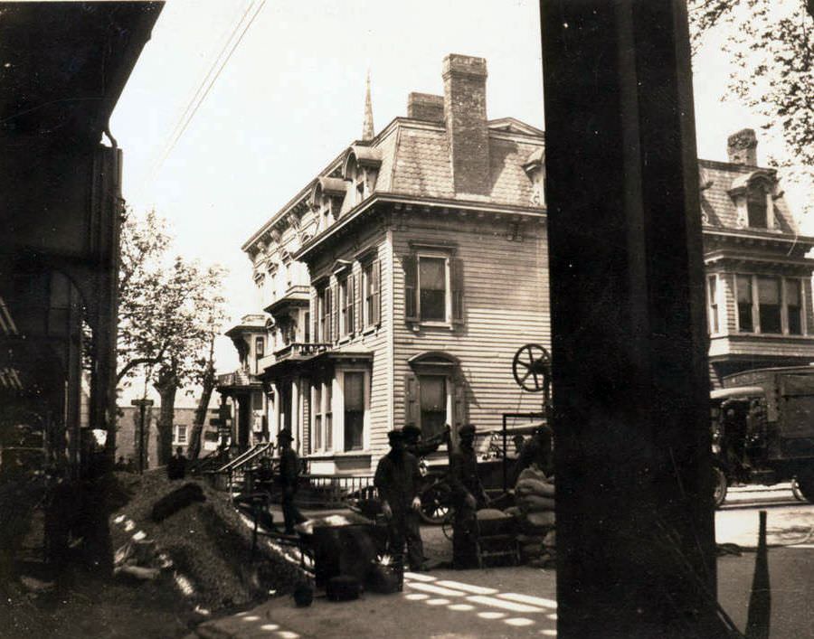 William Phraner House At The Northwest Corner Of Fulton Street And Flushing Road, 1924.