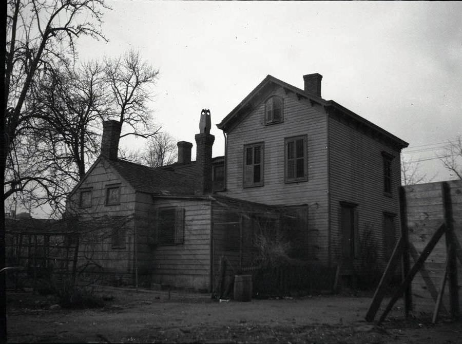 John Gracy House At 502 Fulton Street East Of Canal Street, 1924.