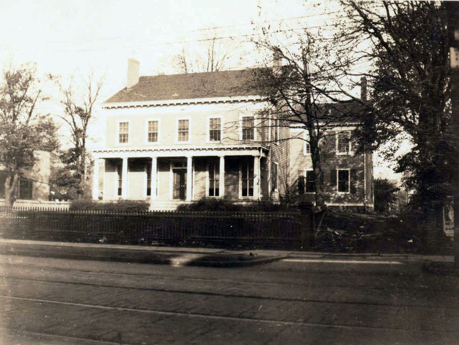 Reformed Dutch Parsonage At 227 Fulton Street Near 149-11 Jamaica Avenue, 1922.