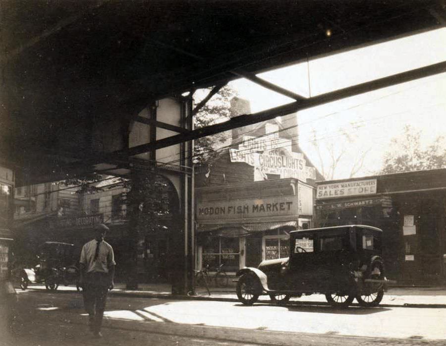 476 To 478 Fulton Street On The South Side Of Jamaica Avenue, 1922.
