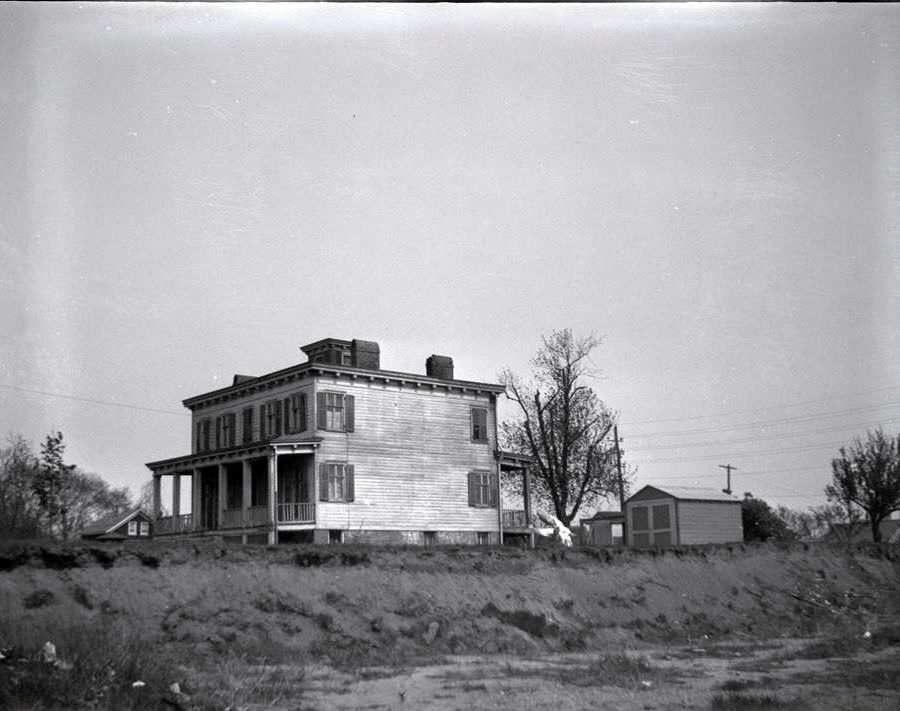 J.p. Vaile House On The South Side Of Jamaica Avenue, Bellaire, 1923.