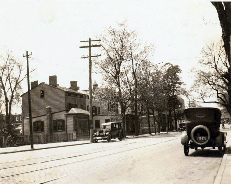 South Side Of Jamaica Avenue Between 168Th Street And 169Th Street, 1923.