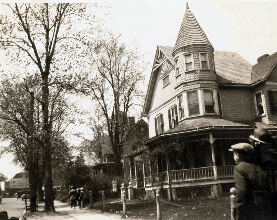 North Side Of Jamaica Avenue Between 168Th Street And 169Th Street, 1923.