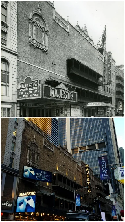 The Majestic Theatre, Manhattan, 1957–2018.