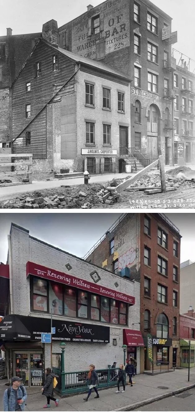 228-230 West Houston Street, Manhattan, 1914–2020.