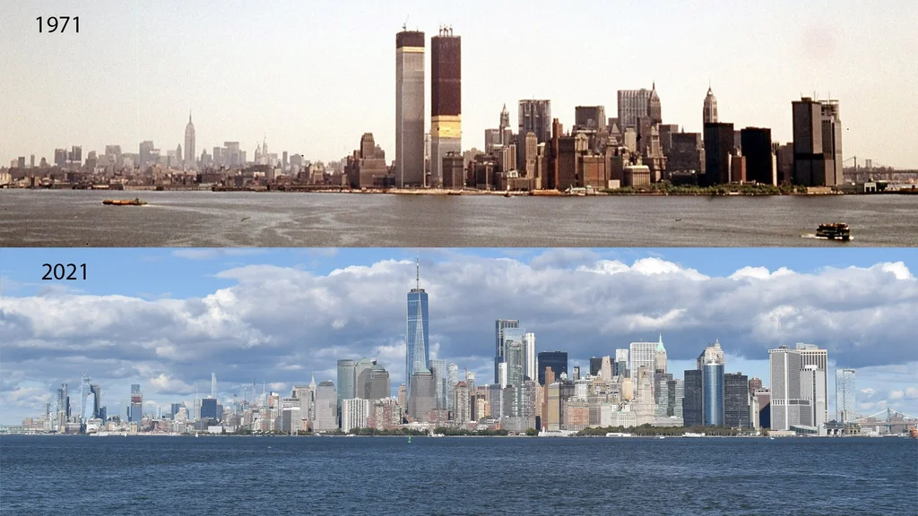 Manhattan Skyline, 1971–2021.