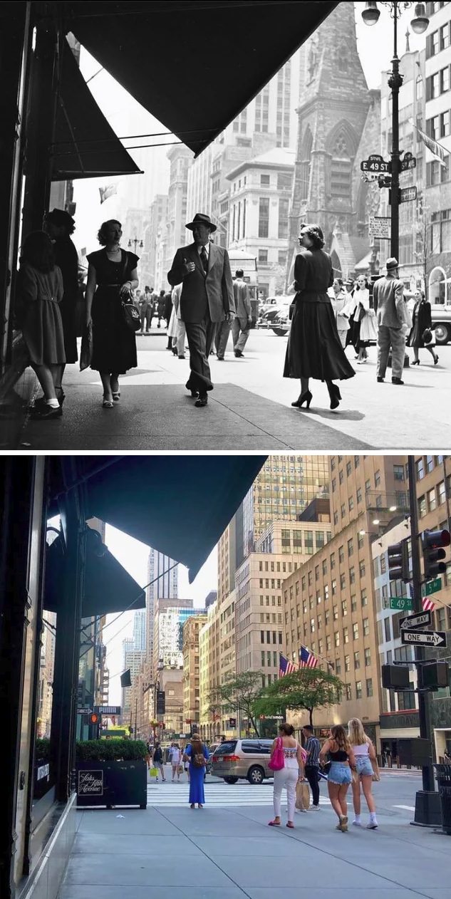East 49Th Street And 5Th Avenue, Manhattan, 1940–2021.