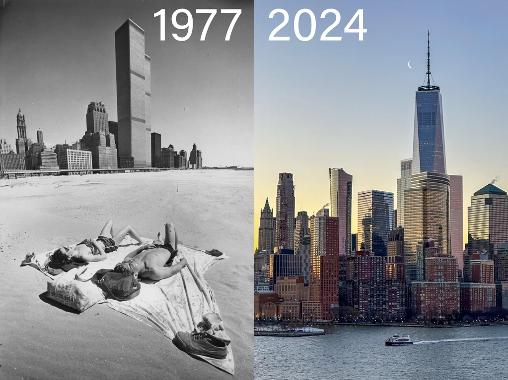 Battery Park City In Lower Manhattan, 1977–2024.