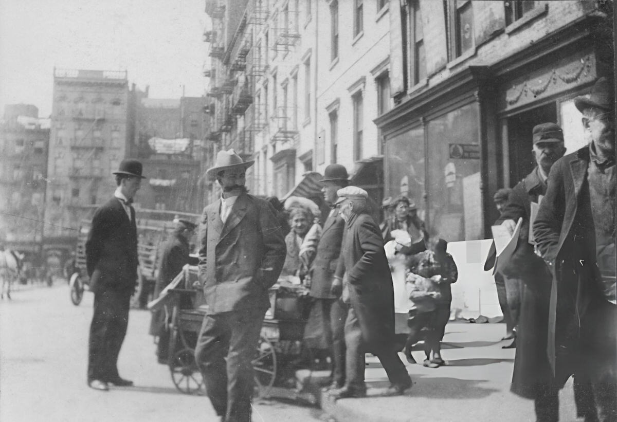 Mulberry Bend In Five Points, Lower Manhattan.