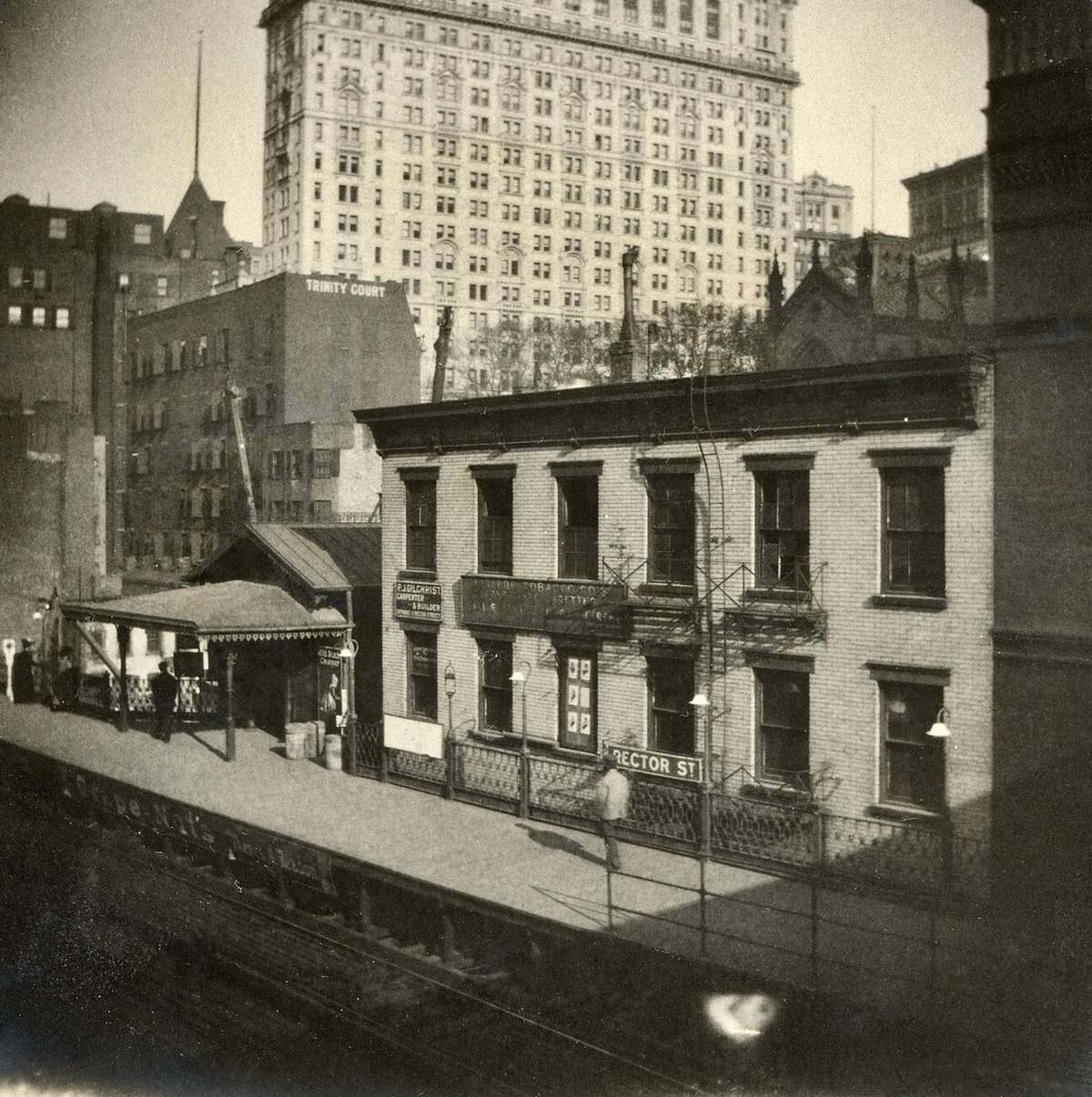 Rector Street Station, New York, 1900.