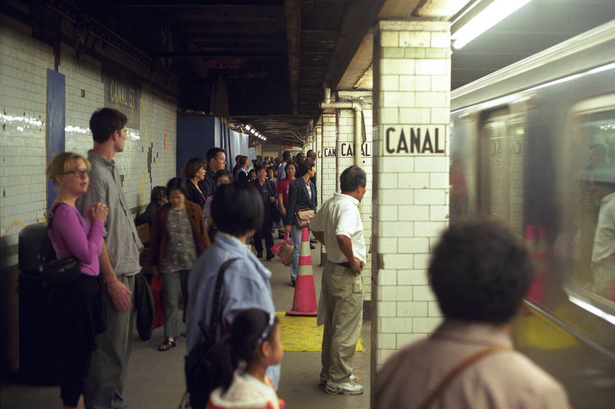 Canal Street Subway Station, New York, 1999.
