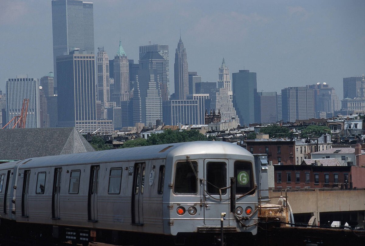 Subway Train To Brooklyn, New York, 1999.