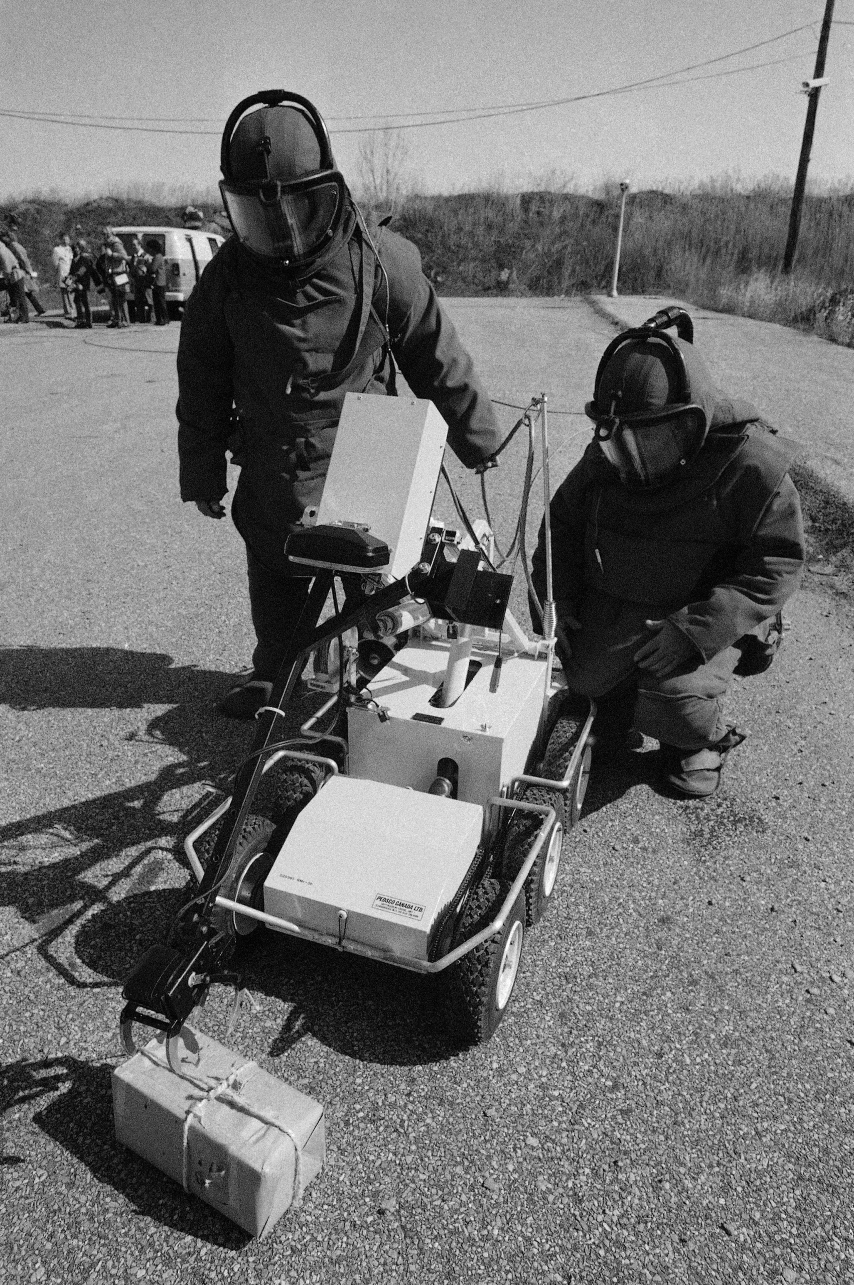 In 1982, Four Bombs Exploded At Government Buildings In New York On New Year'S Eve. The Next Year, The City Bought A Series Of $20,000 Robots That Could Handle Bombs, Wield Shotguns, And Drag Fallen Officers Out Of Danger. They Monitored The 1983 Celebration.
