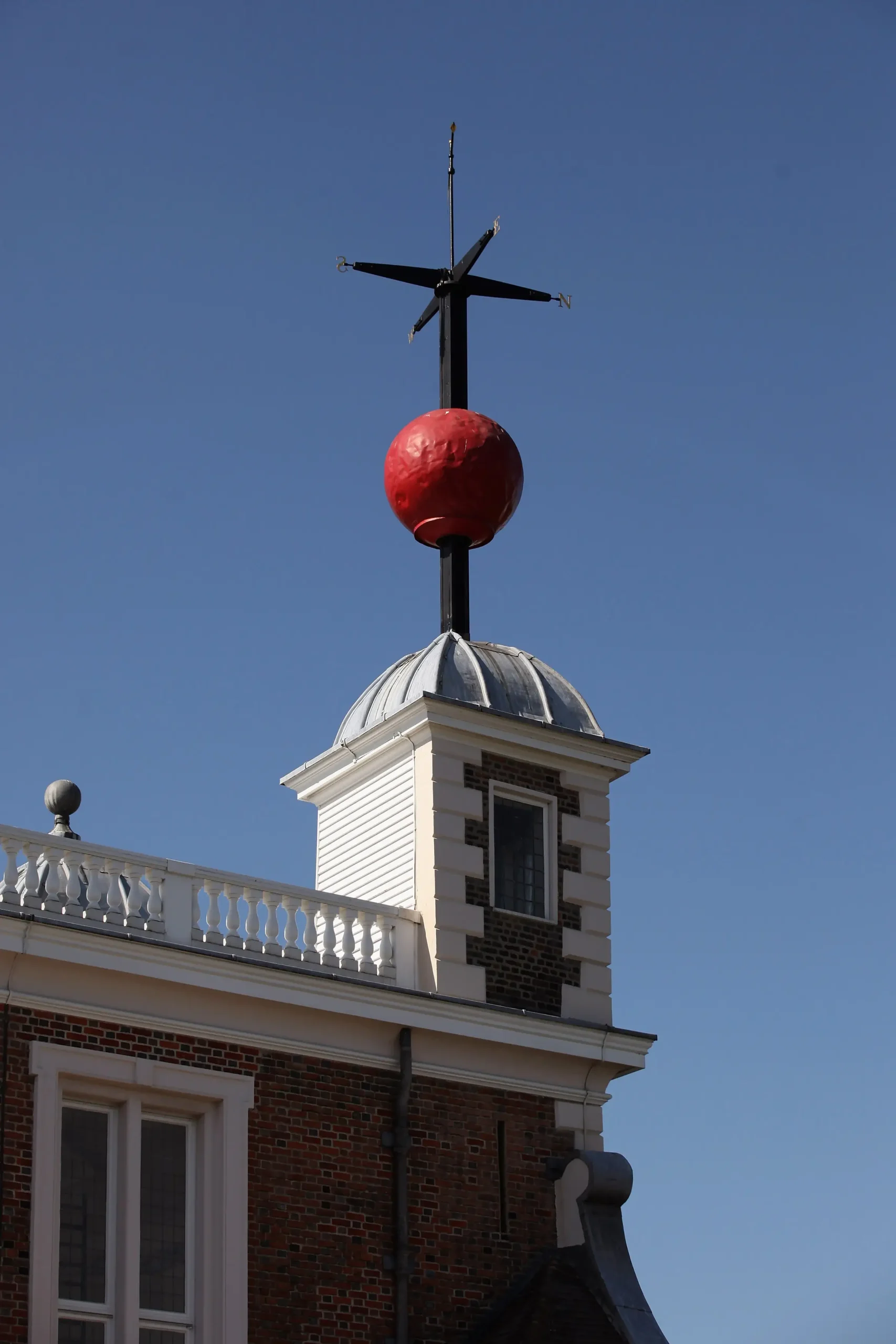 Time Balls Like The One Dropped On New Year'S Eve Have Been Around Long Before The Times Square Celebration. The Time Ball Atop The Royal Observatory In Greenwich, England.