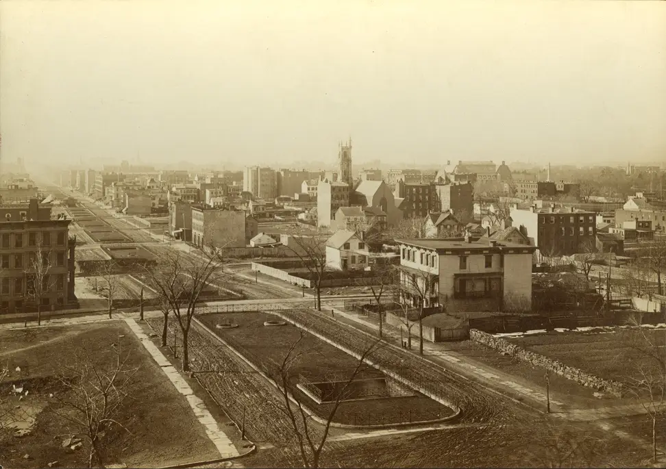 From The Photographic Series From The Roof Of George Ehret'S Home At Park Avenue And 94Th Street, 1882-83, By Peter Baab.