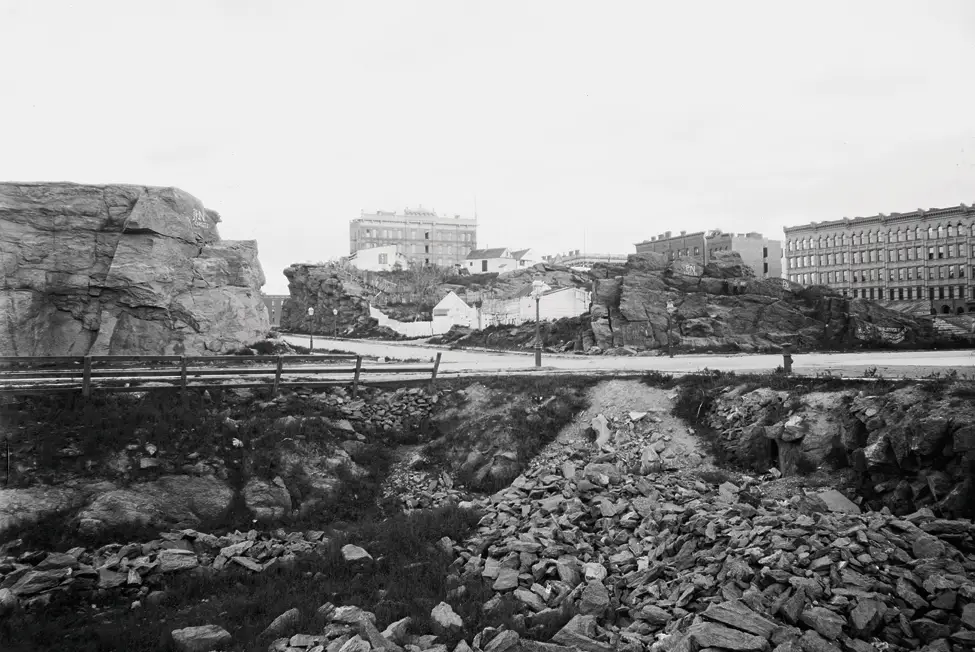 Fifth Avenue And 117Th Street, Manhattan, New York City, Circa 1870.