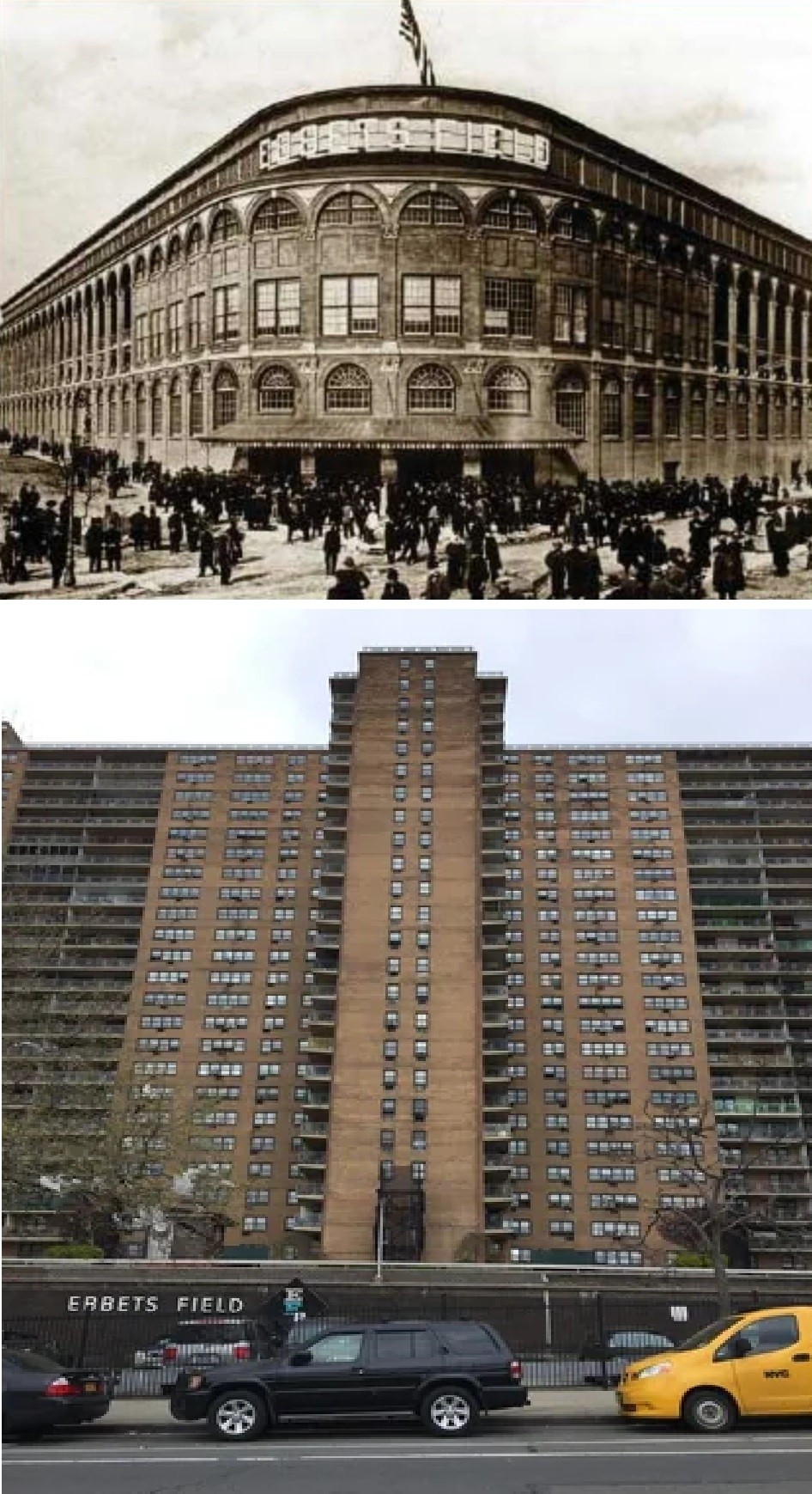 Ebbets Field, Brooklyn, 1900S–2020.