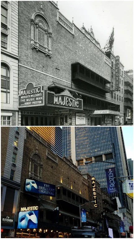 The Majestic Theatre, Manhattan, 1957–2018.