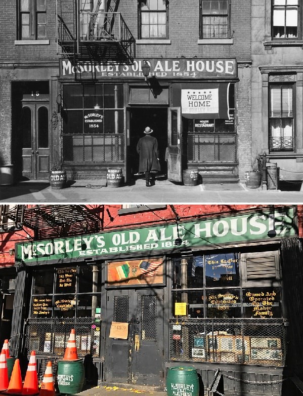 Mcsorley'S Old Ale House. 1900S Vs 2018