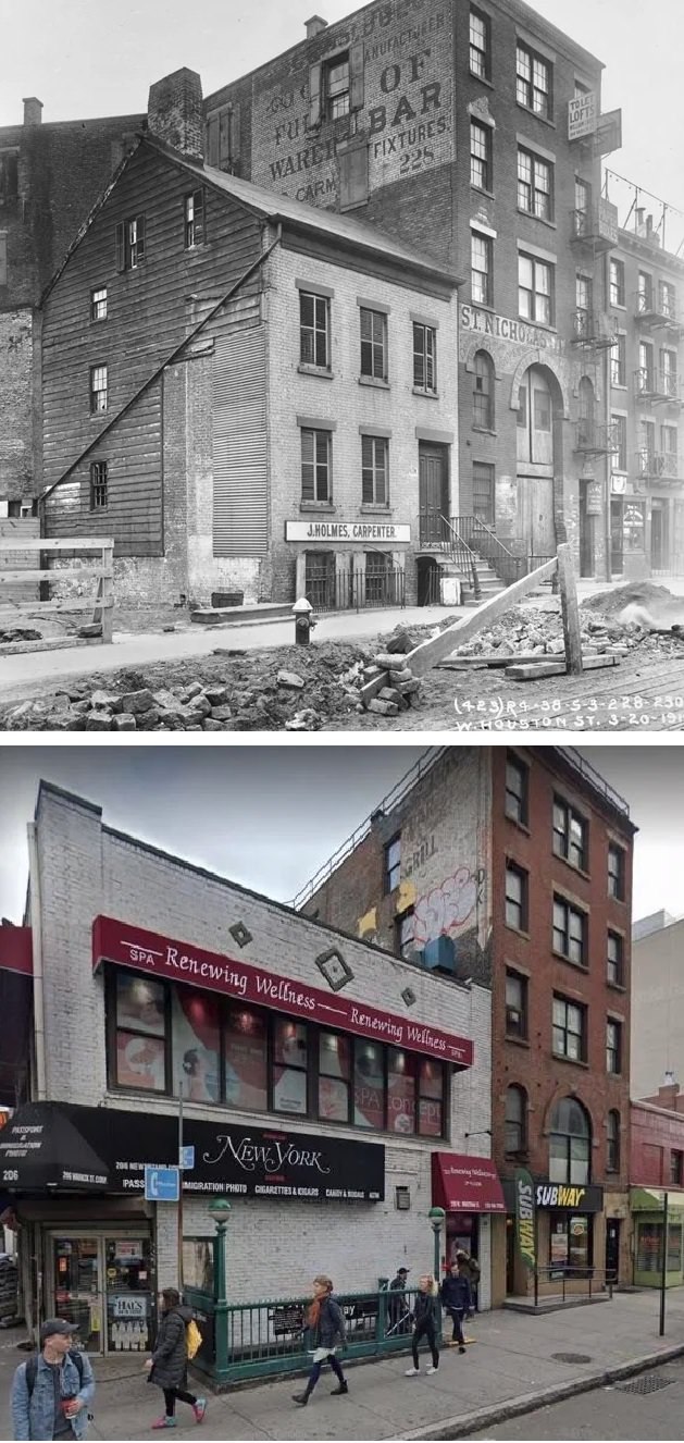 228-230 West Houston Street, Manhattan, 1914–2020.
