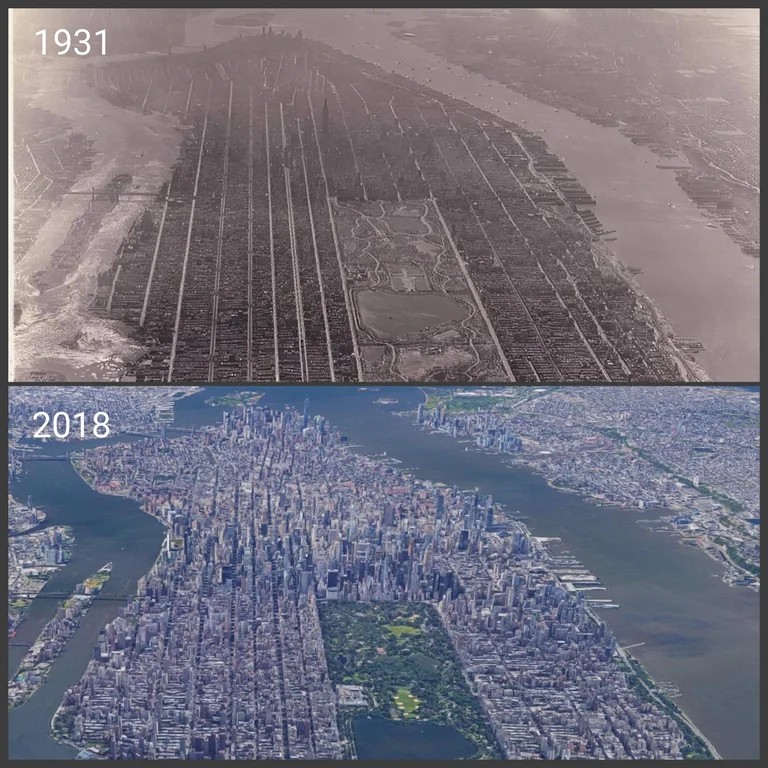 Manhattan, 1931–2018.