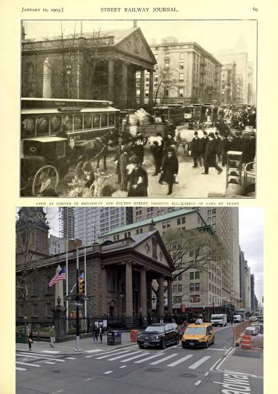 St. Paul'S Chapel On Broadway, New York, 1903–2020.