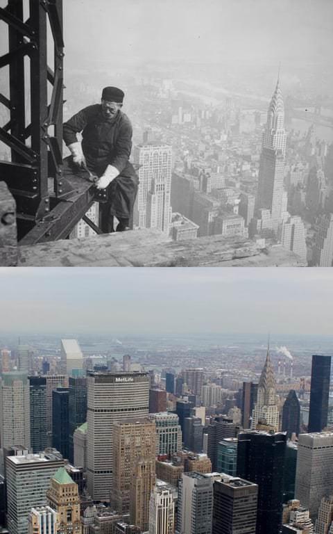 View From The Empire State Building, 1931–2011.