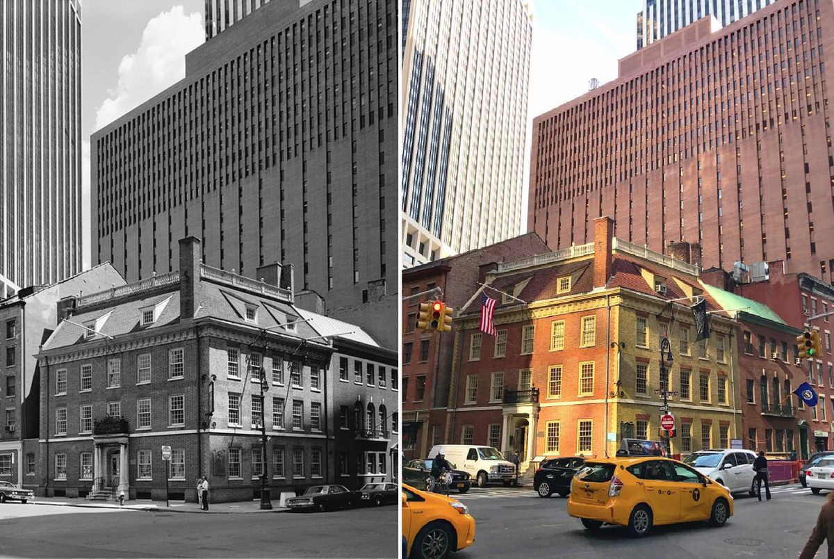 Fraunces Tavern. 1960S Vs 2016