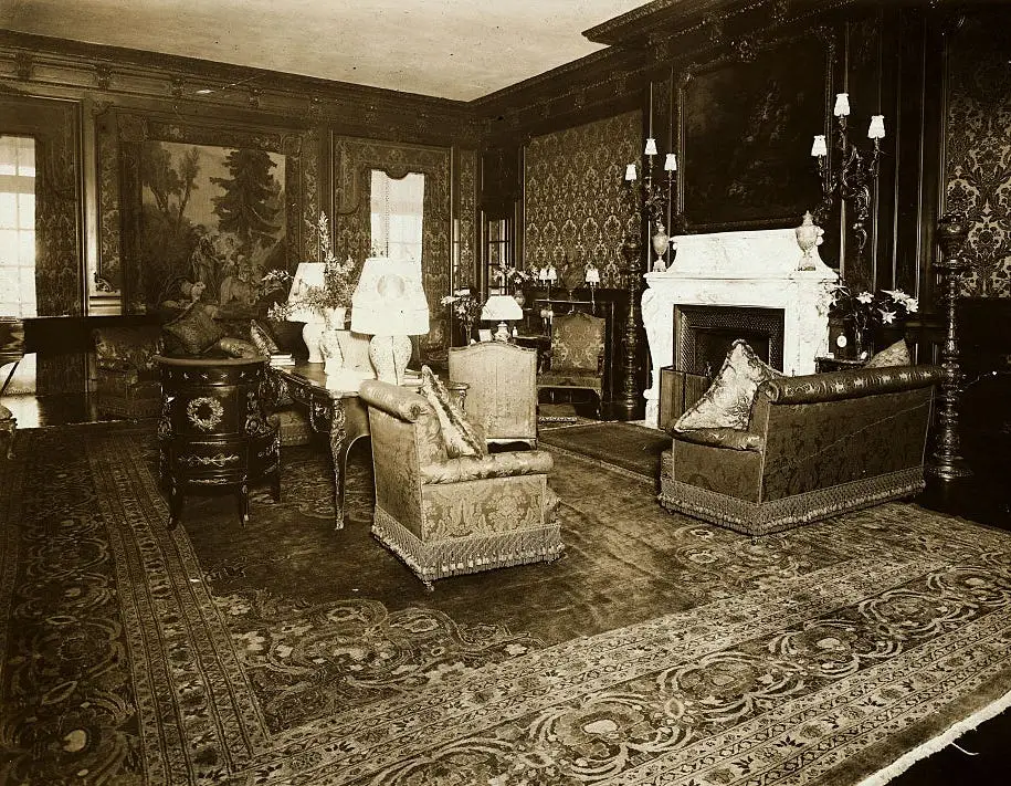 Inside The Astor Mansion At 840 Fifth Avenue. The Mansion Was Demolished In 1926.