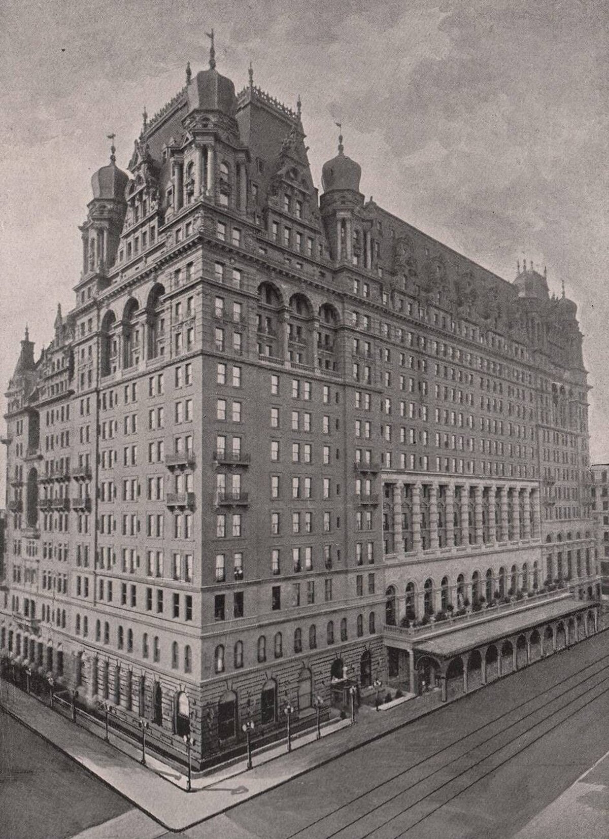 Waldorf-Astoria Hotel At The Southwest Corner Of Fifth Avenue And 34Th Street, 1900.