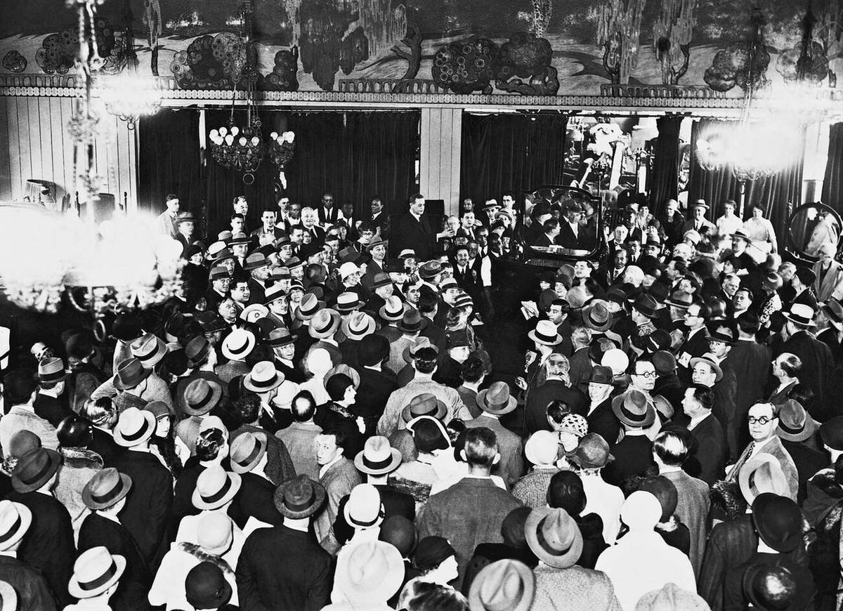 Auction At The Waldorf-Astoria Hotel, 1929.