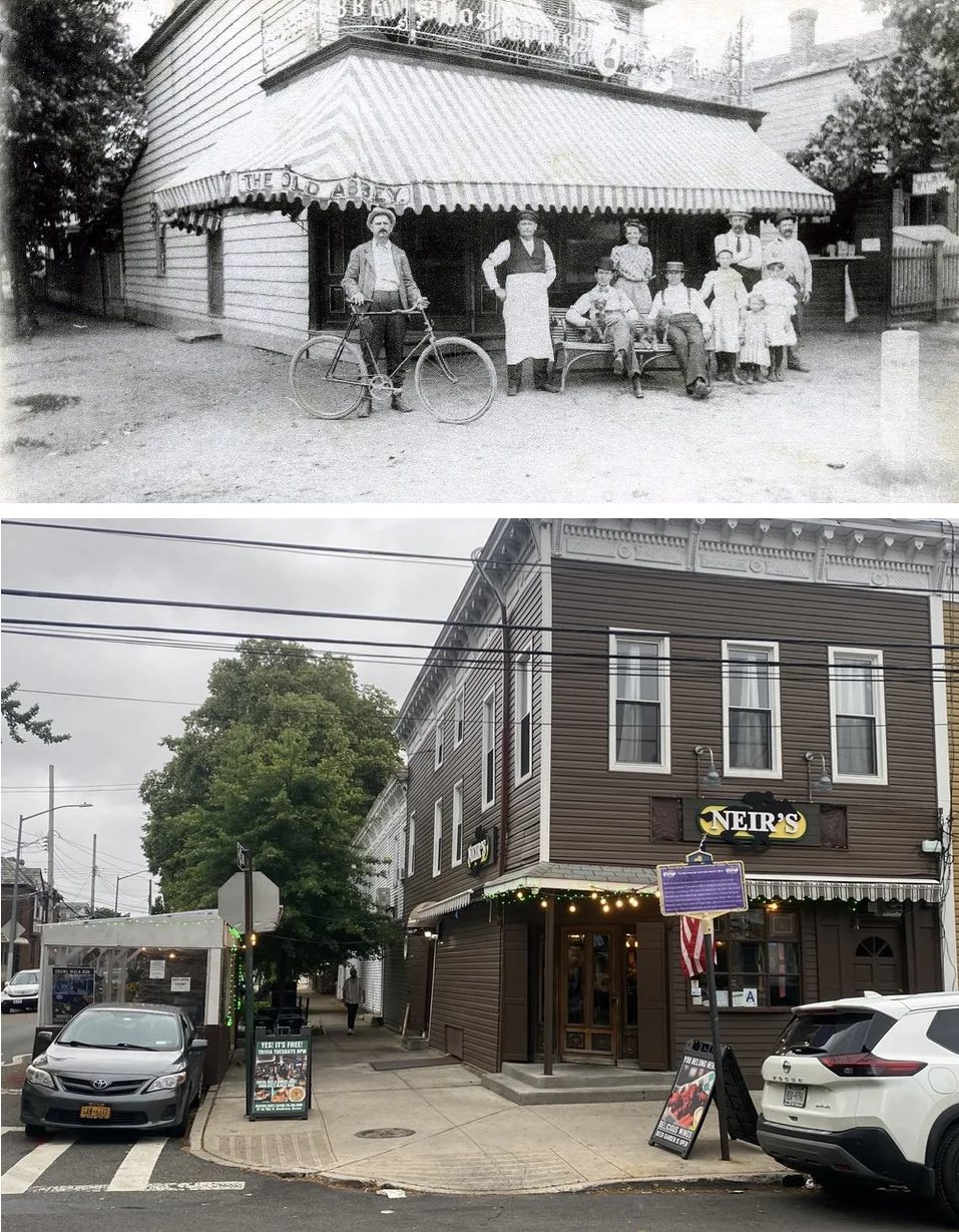 Neir'S Tavern In Woodhaven Queens, Ny In 1898 And 2022