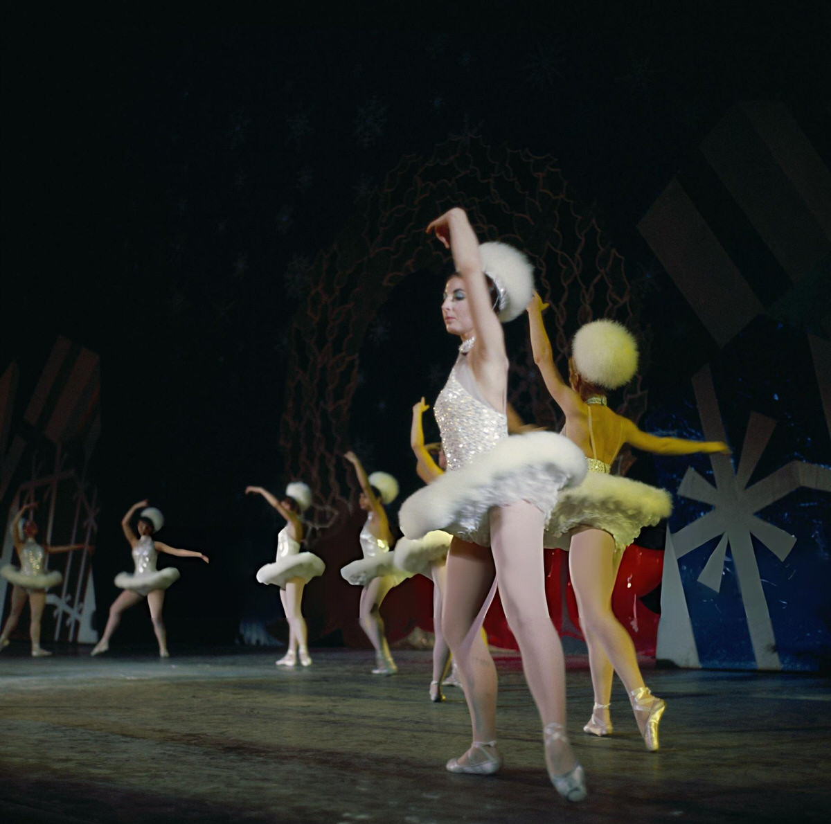 The Rockettes Performing Onstage, Radio City Music Hall At Christmas Time, 1967.