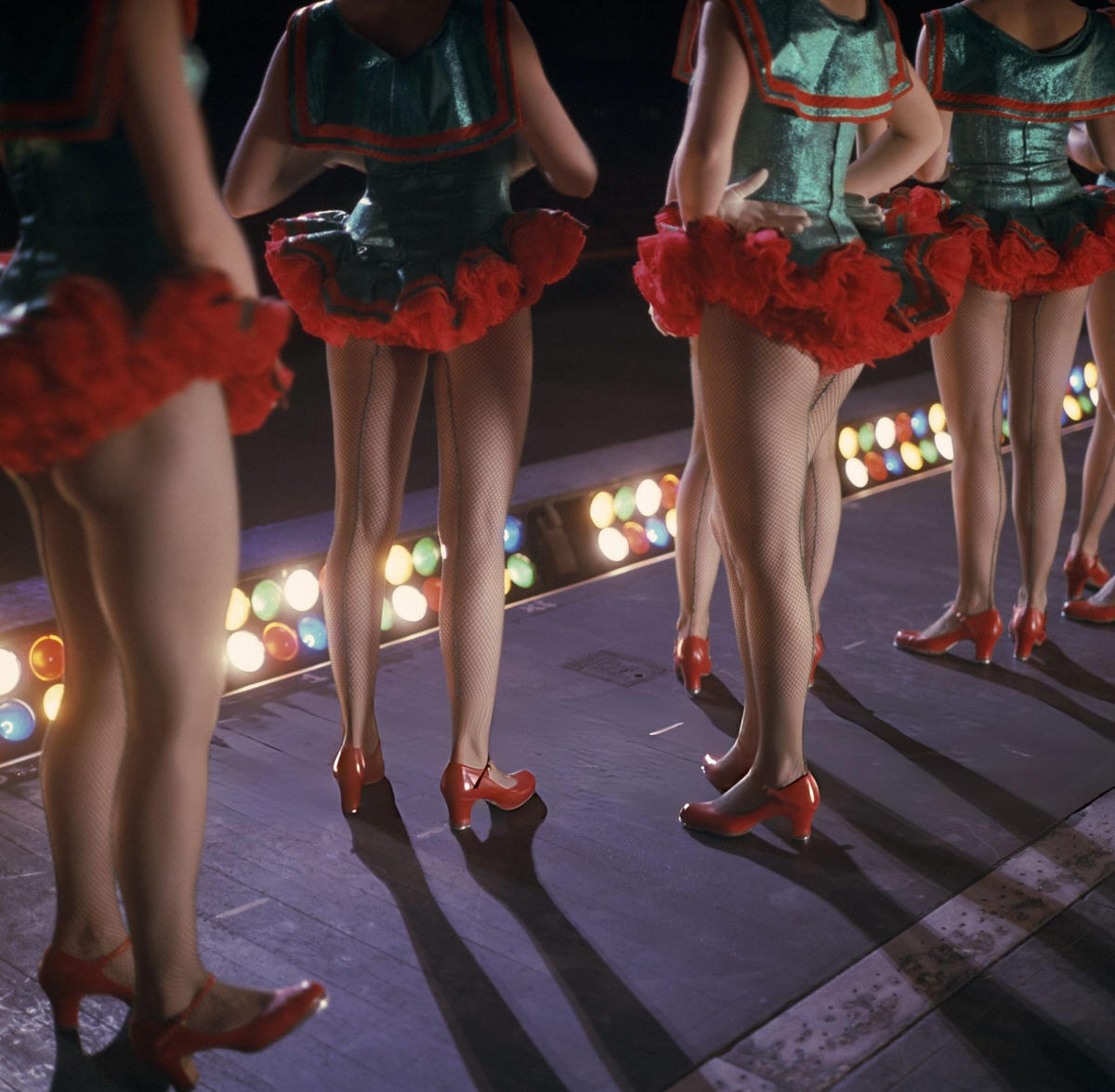 The Rockettes Performing Onstage, Radio City Music Hall At Christmas Time, 1967.
