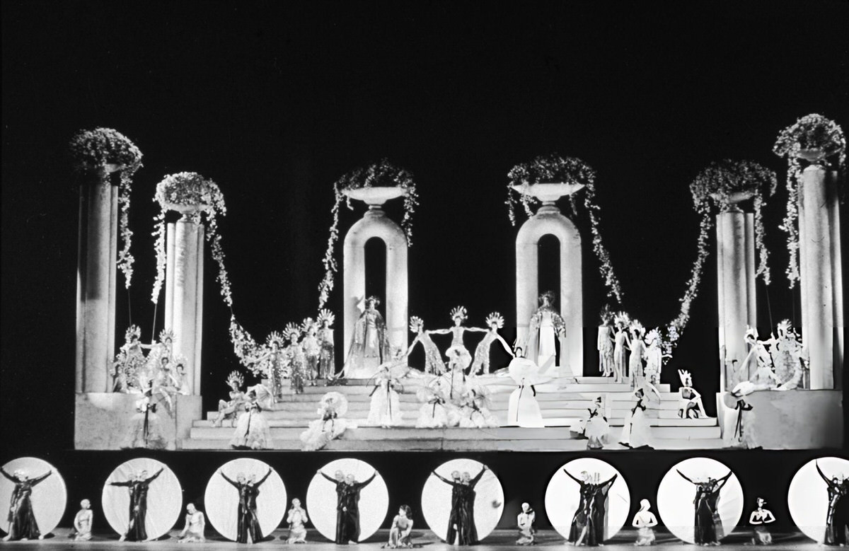 The Rockettes Performing In An Elaborate Stage Show At Radio City Music Hall, New York, 1930.