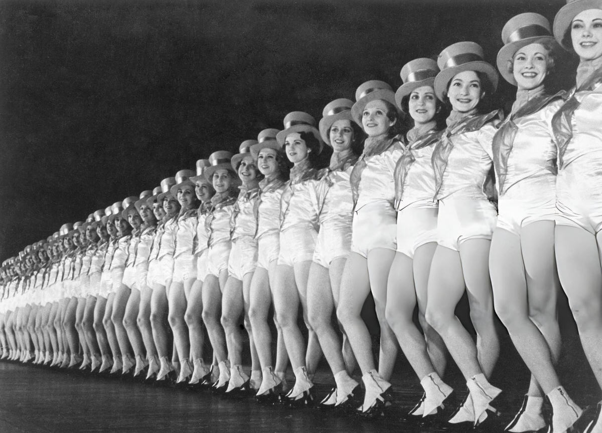 The Rockettes At Radio City Music Hall, New York, 1938.
