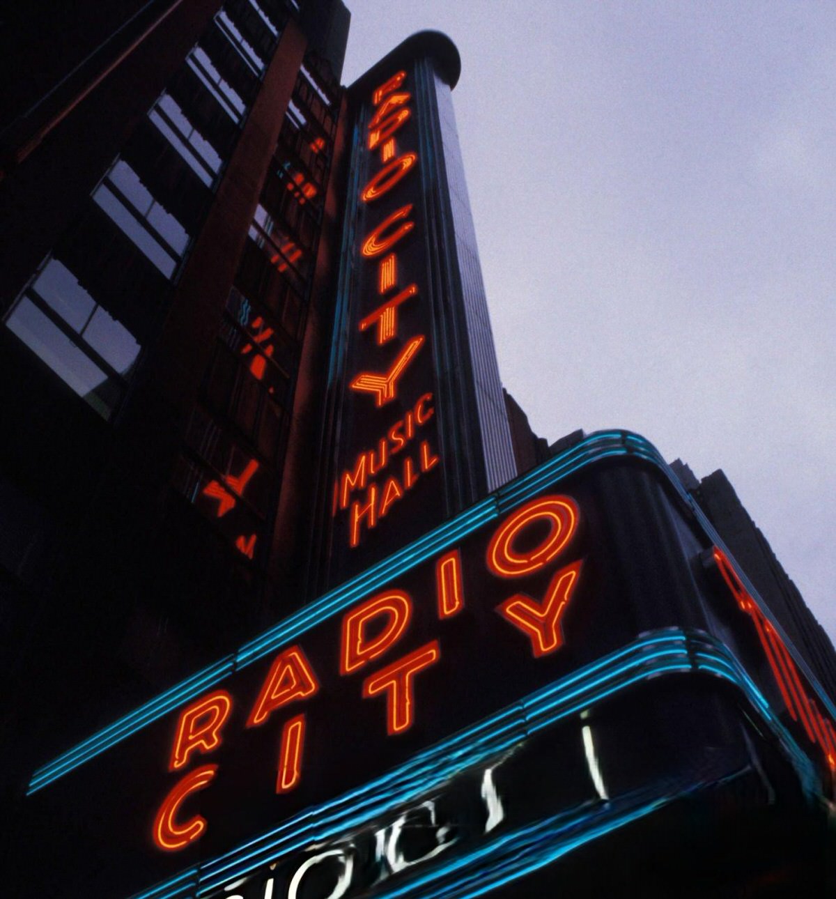 Radio City Music Hall Sign, New York.