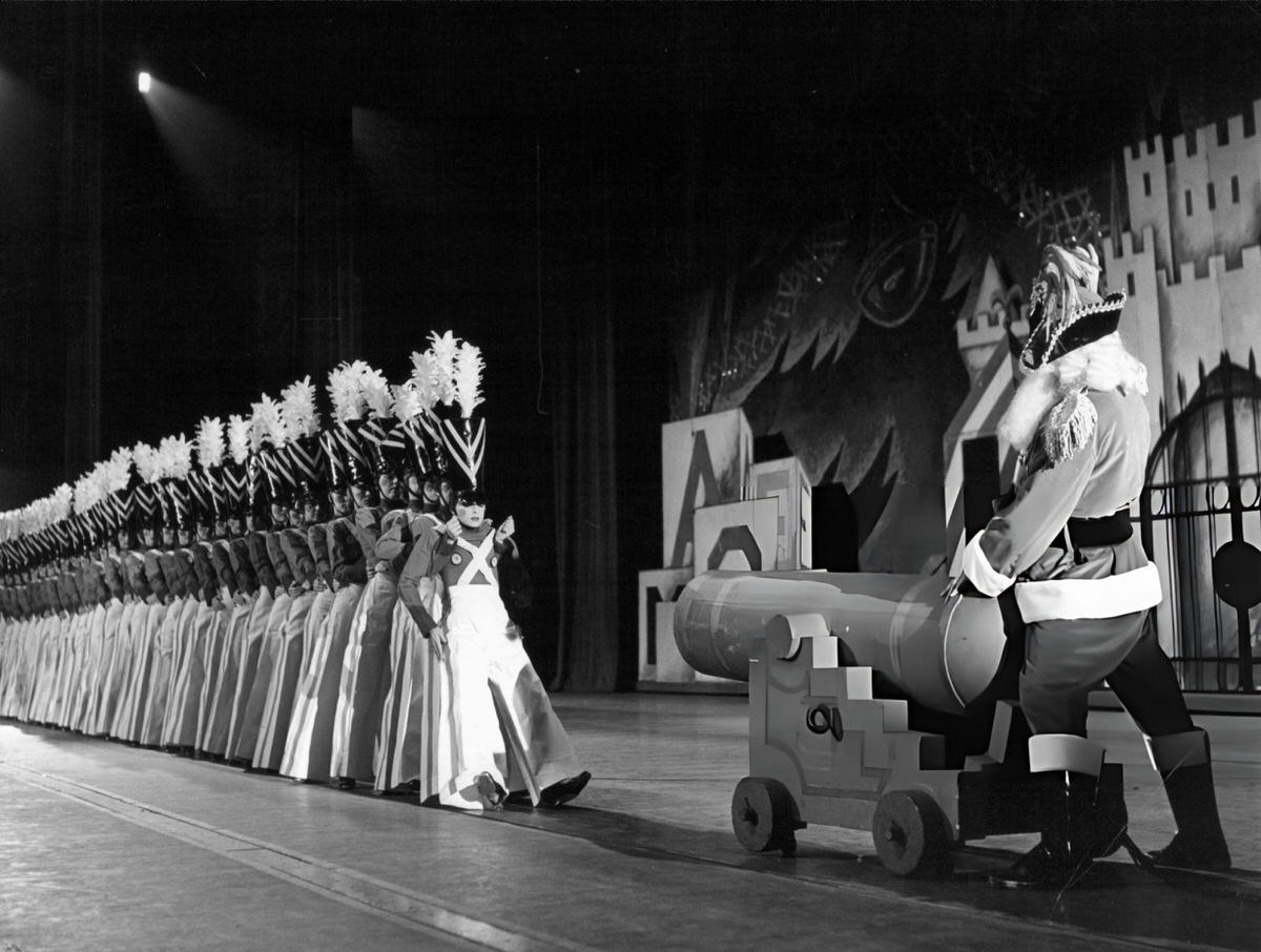The Rockettes Performing The Parade Of The Wooden Soldiers At Radio City Music Hall, New York, 1955.