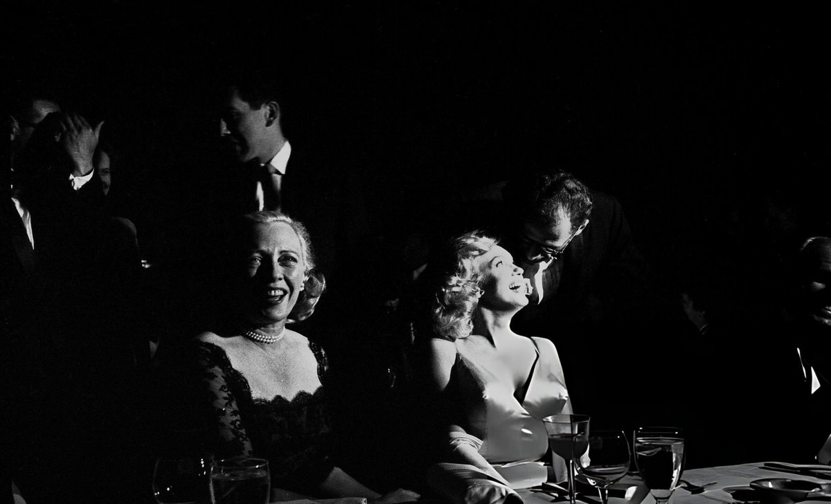 Marilyn Monroe, Arthur Miller, And Susan Wagner At The Premiere Of The Prince And The Showgirl At Radio City Music Hall, New York, 1957.