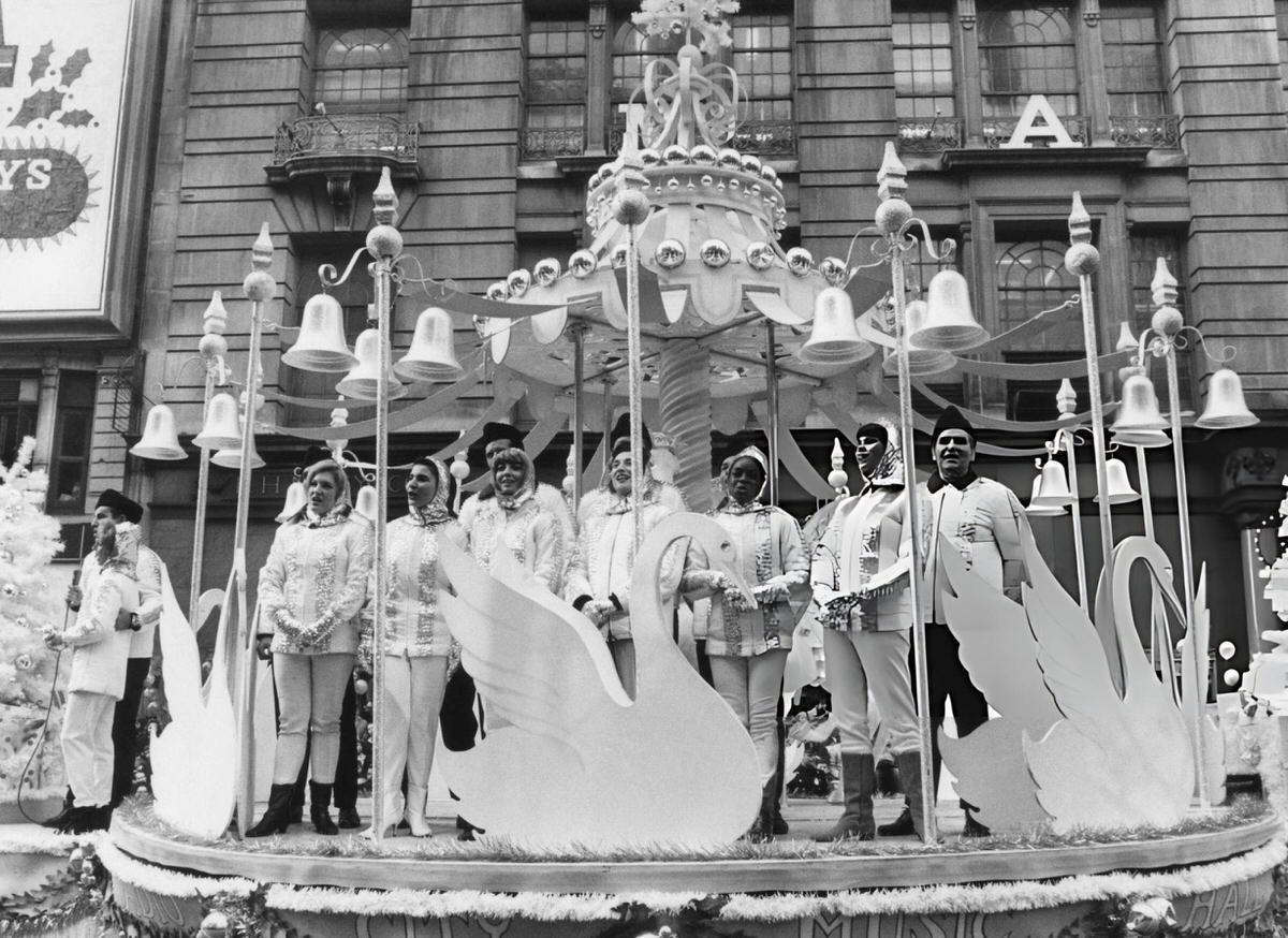 Radio City Music Hall Float In The Macy'S Thanksgiving Day Parade, 1966.