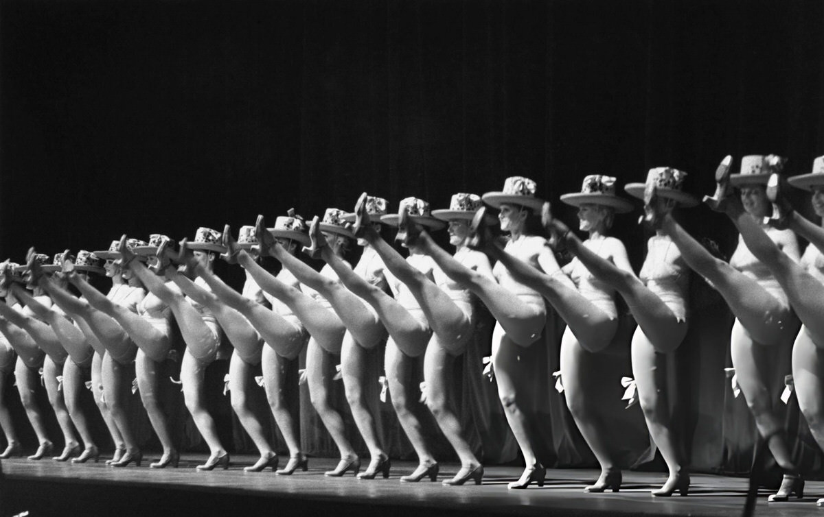 The Rockettes Performing Following The Announcement Of The Planned Closure Of Radio City Music Hall, New York, 1978.