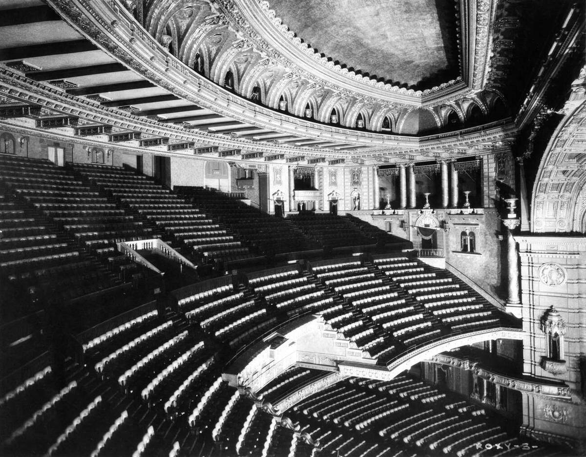 Auditorium Of The 5,920-Seat Roxy Theatre At 153 West 50Th Street, New York, 1927.