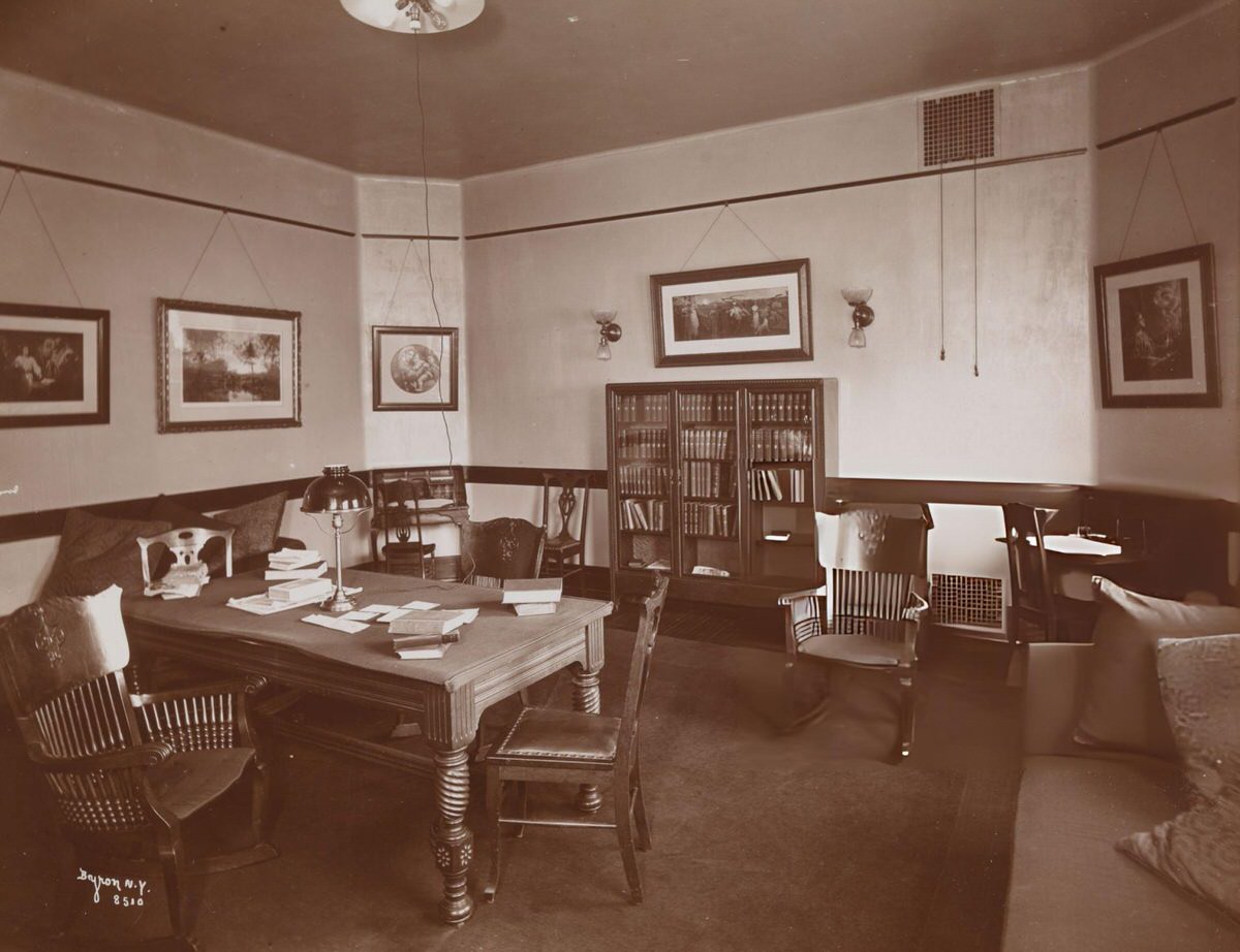 Nurses' Room At Sloane Maternity Hospital, New York, 1890S.