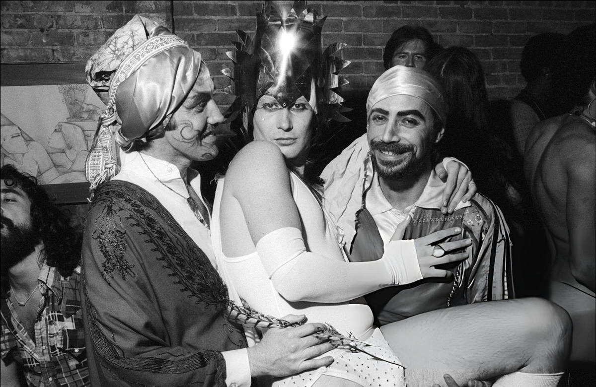 Men In Costumes At A Halloween Loft Party In Soho, 1974.