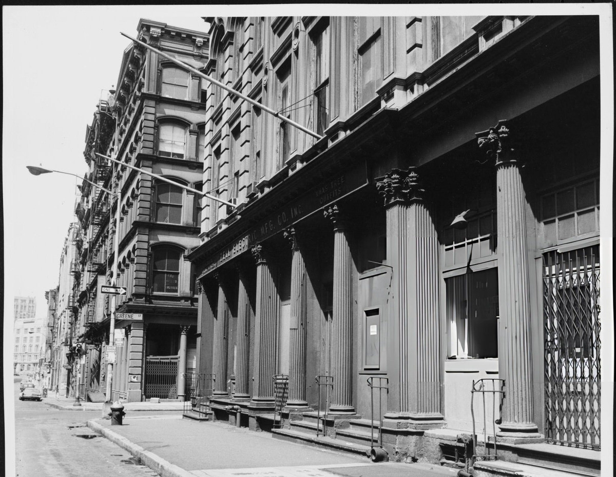 Storefronts At 464-468 Broome Street In Soho, 1975.