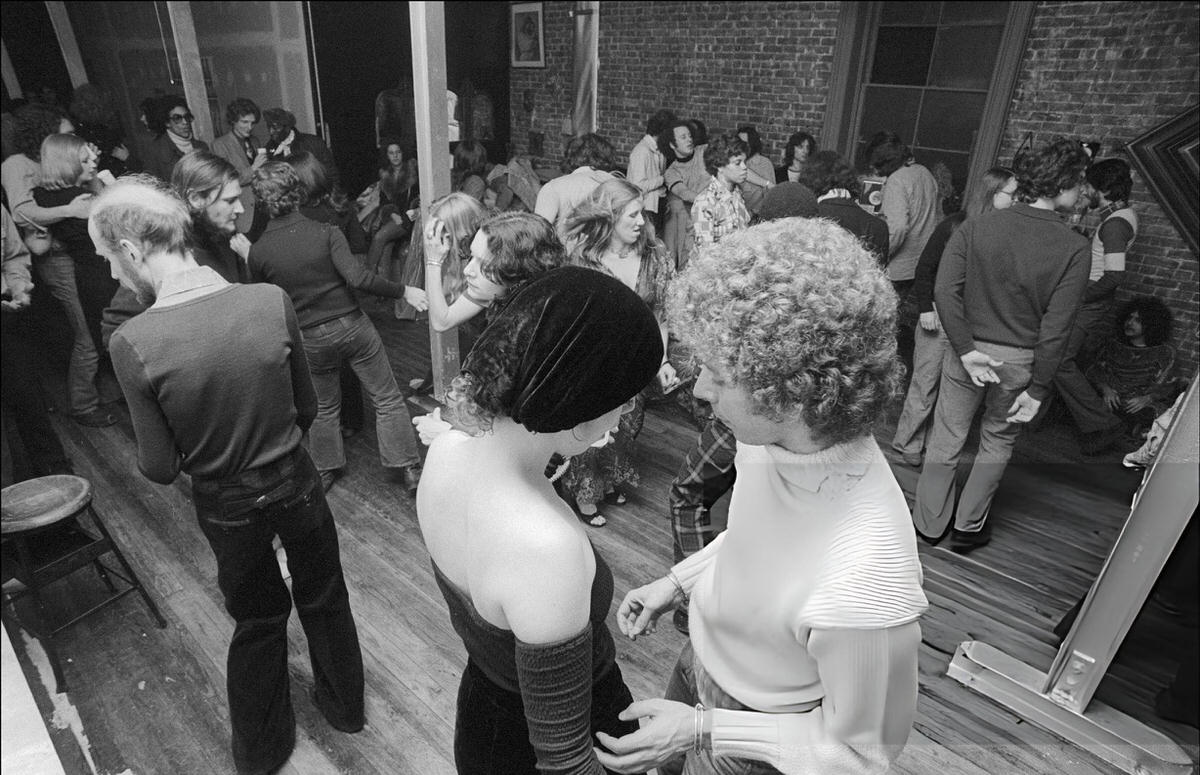Dancers At A Loft Party In Soho, 1974.