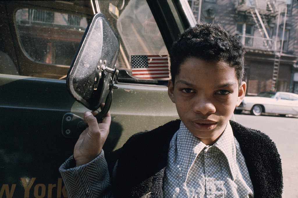 Boy In Morrisania, South Bronx, 1970.