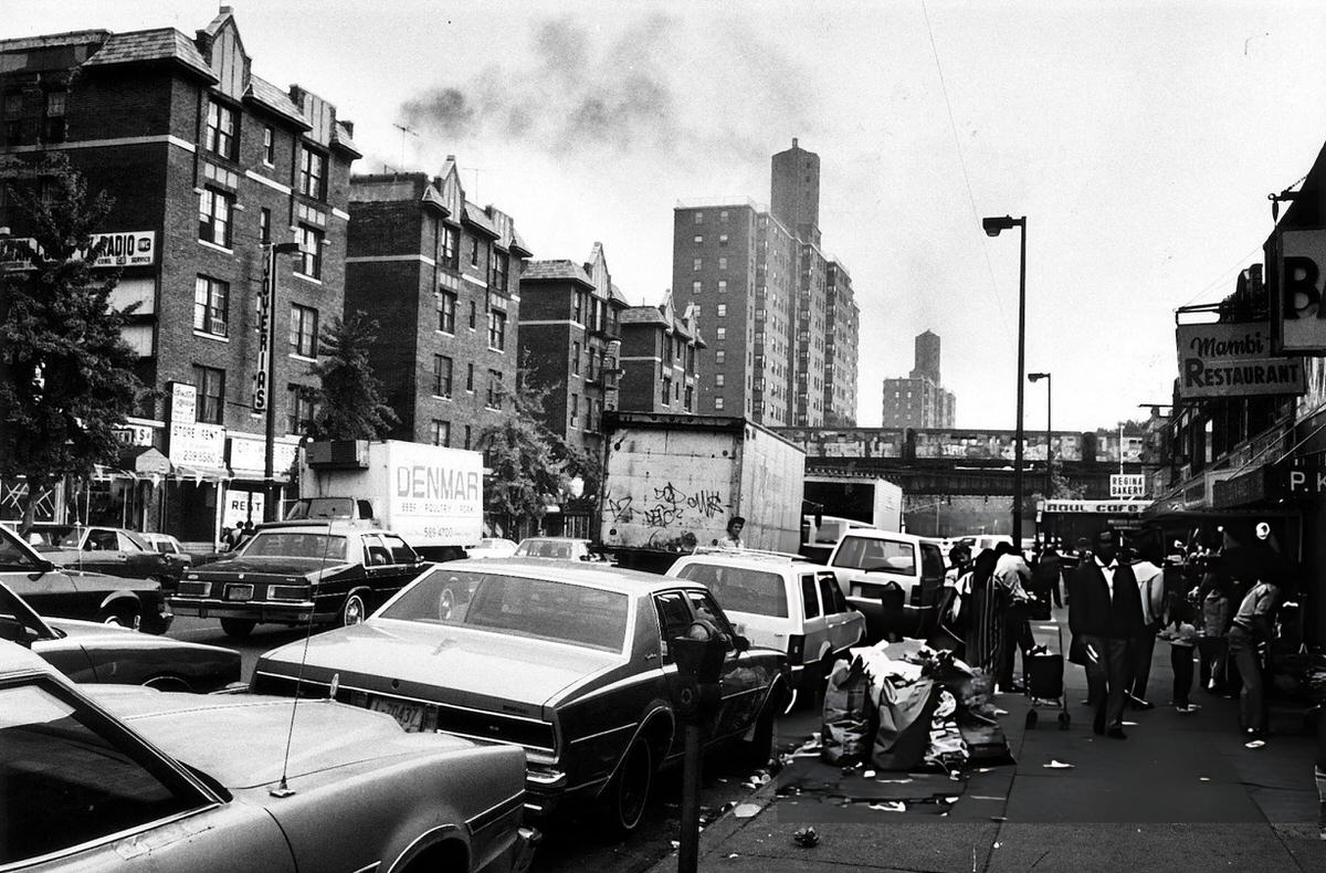 Street Scene In The South Bronx, 1985.